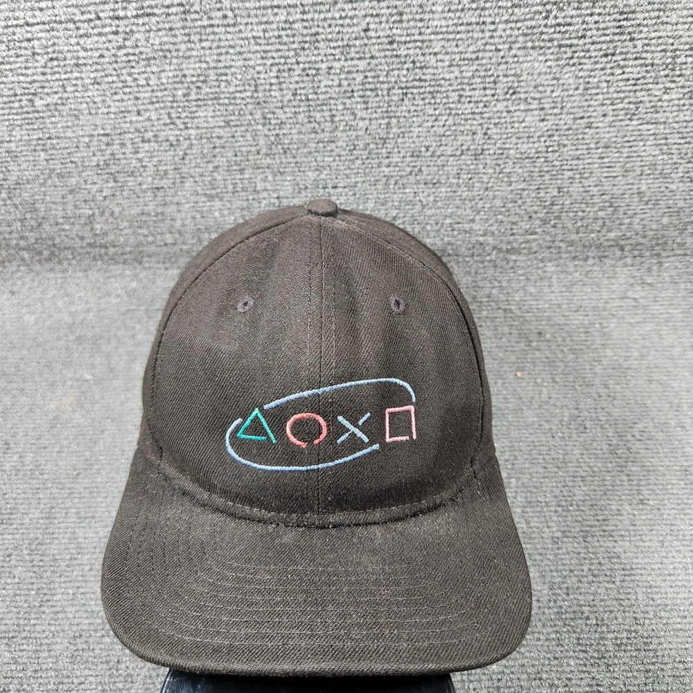 Vintage Playstation‎ Hat Snapback Cap Adult Black Twill Gaming Sony New Era
